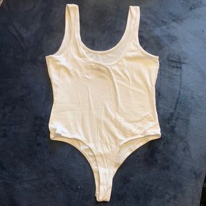 WY❤️OYS | Tank Top bodysuit | White | Large